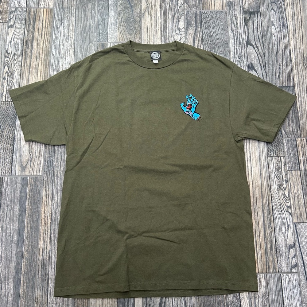 🔥🔥”NWOT” - SANTA CRUZ Screaming Hand Skateboard Graphic Tee Men Size XL - New